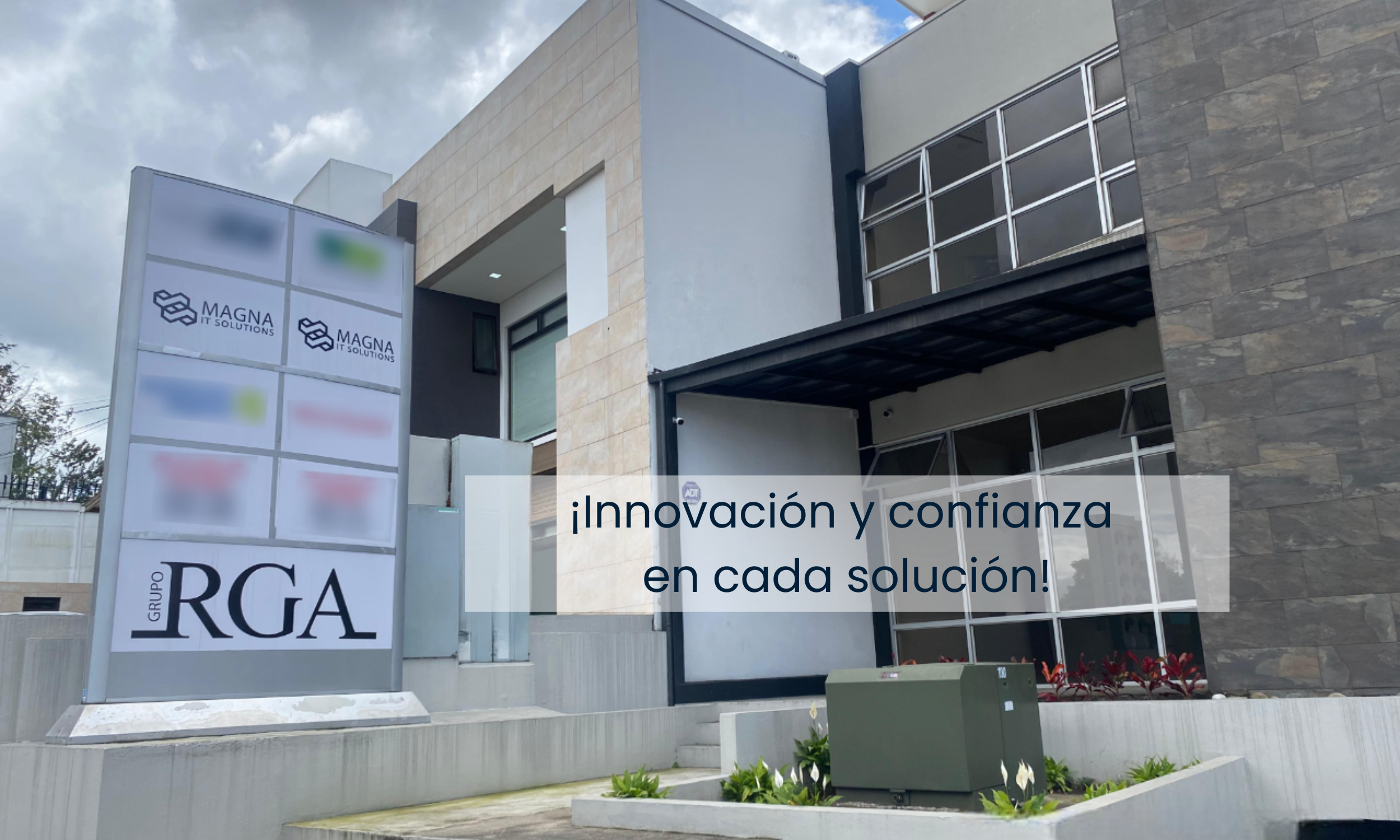 Oficinas centrales de Magna IT Solutions en Guayabos, Curridabat, Costa Rica
